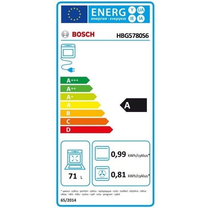 Vstavaná rúra Bosch HBG 5780S6