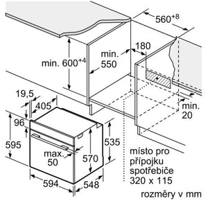 Vstavaná rúra Bosch HBG5370B0