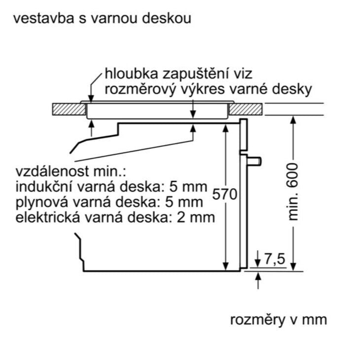 Vstavaná rúra Bosch HBG5370B0