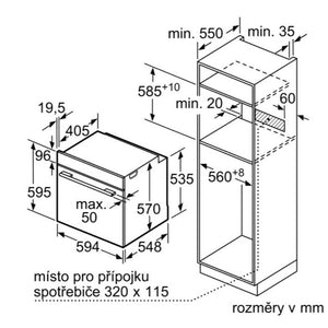Vstavaná rúra Bosch HBG5370B0