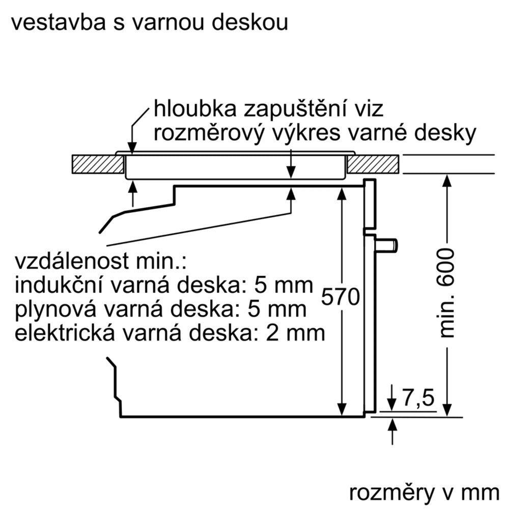 Vstavaná rúra Bosch HBG5370S0