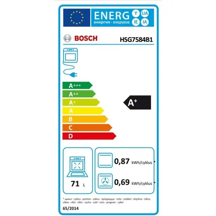 Vstavaná rúra Bosch HSG7584B1