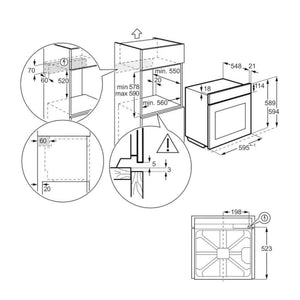 Vstavaná rúra Electrolux EOF6P70X