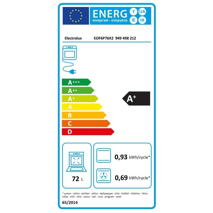 Vstavaná rúra Electrolux EOF6P76X2