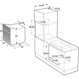 Vstavaná rúra Gorenje BOP737E11X