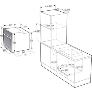 Vstavaná rúra Gorenje BOS6737E09X