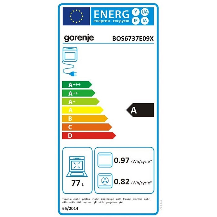 Vstavaná rúra Gorenje BOS6737E09X