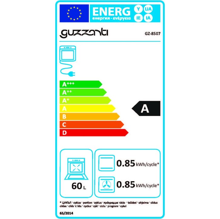 Vstavaná rúra Guzzanti GZ 8507