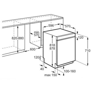 Vstavaná umývačka riadu AEG FEE53610ZM, 60cm, 13sád