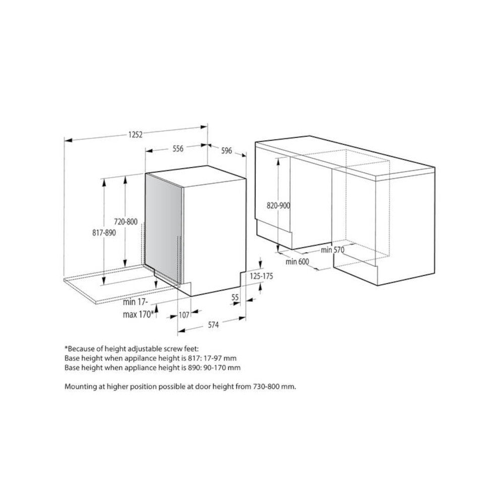 Vstavaná umývačka riadu Gorenje GV672C60, 16sad,60cm