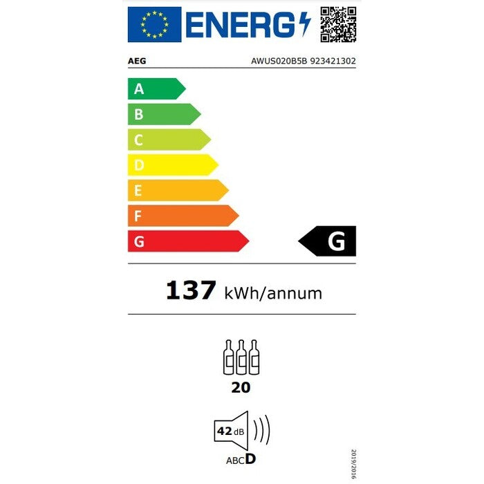 Vstavaná vinotéka AEG AWUS020B5B