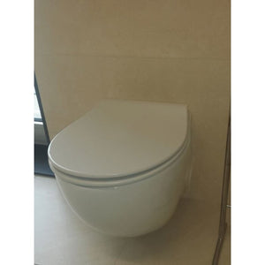 WC doska Glacera duroplast EASYSLIM33, biela