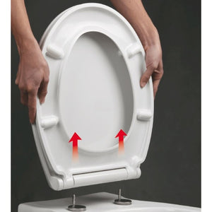 WC doska Glacera duroplast EASYSLIM33, biela