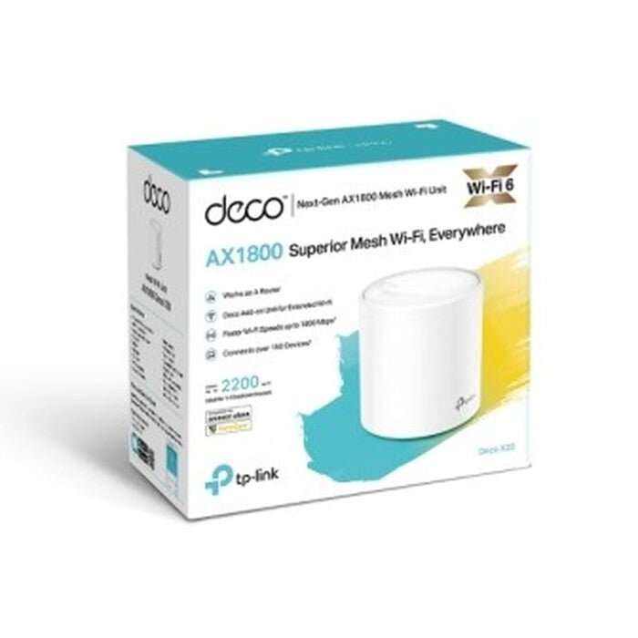 WiFi Mesh TP-Link Deco X20, AX1800, 1-pack