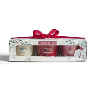 Yankee Candle sada mini sviečok, Snow globe wonderland, 3 ks