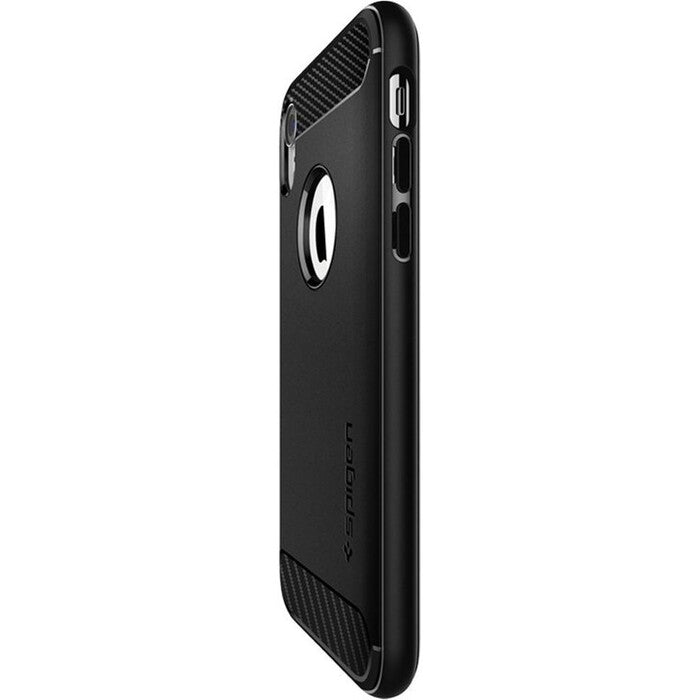 Zadný kryt na iPhone XR Spigen Rugged Armor, čierny