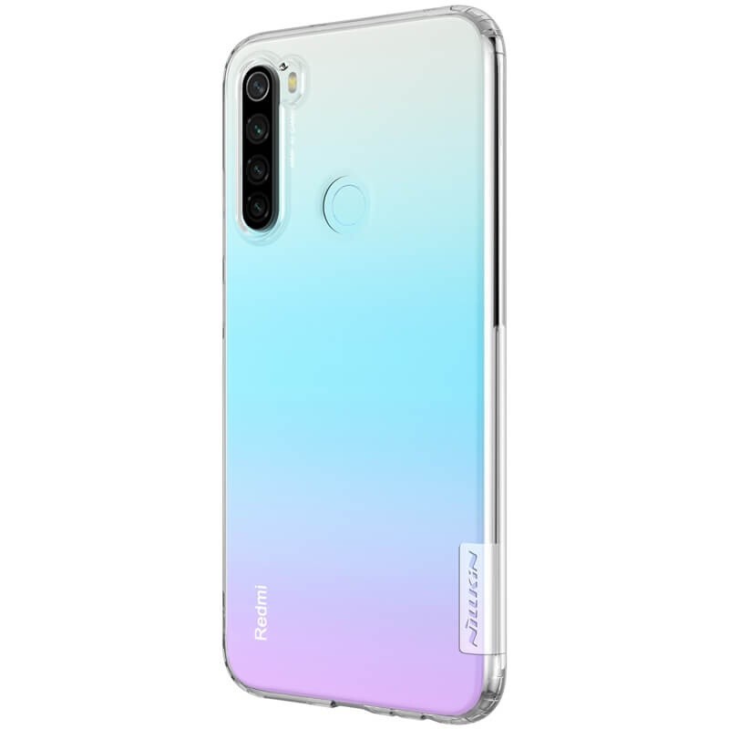 Zadný kryt  Xiaomi Redmi Note 8, priehľadný, sivý